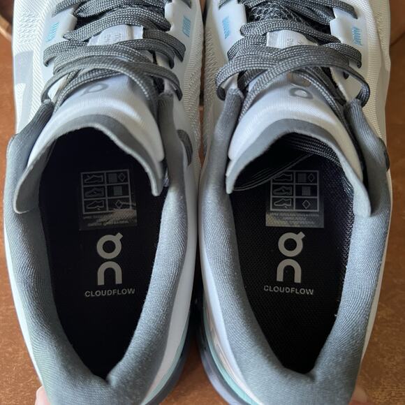 On Cloudflow 5 Arctic Stone Speedboard Women's 7 Road Running Shoes Sneakers - Picture 14 of 16